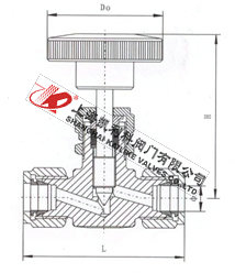 QJ-1管路截止閥外形結(jié)構(gòu)圖