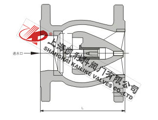 DRVZ、HC42X、HC41X靜音止回閥靜音止回閥外形結(jié)構(gòu)圖