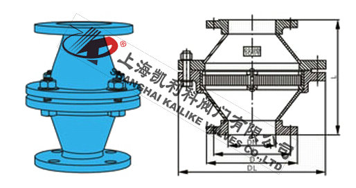 GZW-1不銹鋼阻火器外形結(jié)構(gòu)圖