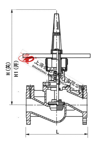 BAFX-16C靜態(tài)平衡閥外形結構圖