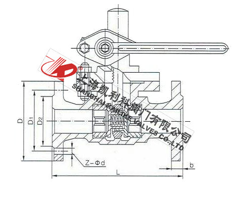 Z44H、Z48H不銹鋼快速排污閥外形結(jié)構(gòu)圖
