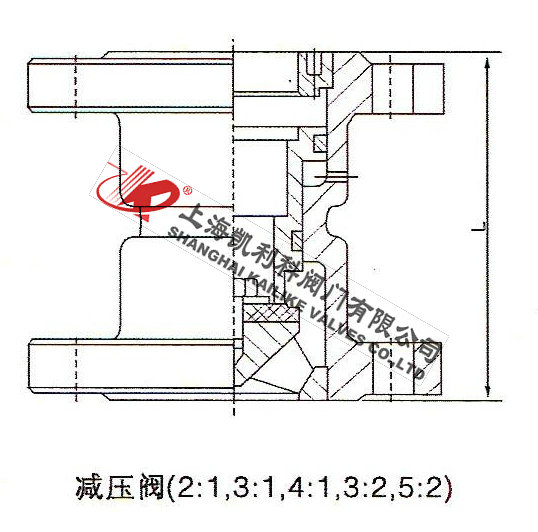 Y43XT型比例減壓閥外形結(jié)構(gòu)圖