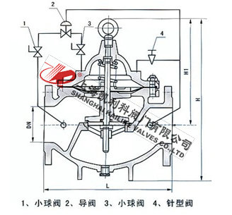 900X緊急關(guān)閉閥外形結(jié)構(gòu)圖